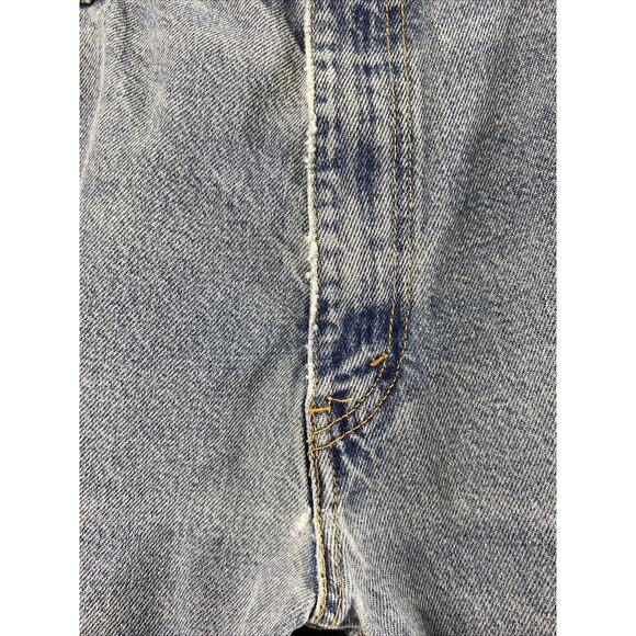 Levis 517 Jeans Mens 33 x 29 Bootcut Medium Wash Denim Casual Grunge Holes - Picture 9 of 16